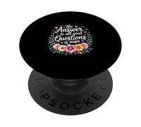 The Answer to All Your Questions is Nope Attitude - PopSockets PopGrip Adhésif