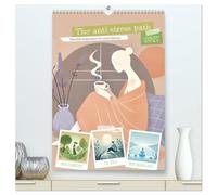 The anti-stress path - Monthly inspirations for more balance (High Quality Premium Wall Calendar 2027 DIN A2 portrait),CALVENDO 12 Month Wall Calendar: More mindfulness, less stress.