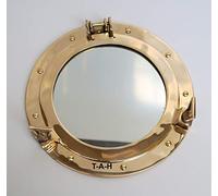 THE ANTIQUE HOUSE Miroir mural en laiton avec hublot de 30,5 cm pour décoration d'intérieur