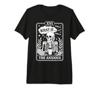 The Anxious Tarot Card Overthinking What If Spiral T-Shirt Haut de Gamme