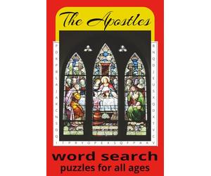The Apostles Word Search Book: Word searches with easy-to-read text about St Peter, Pope Leo, the Catholic Church and more | 6 × 9 inches, 110 pages | Over 50 puzzles… Gifts for all ages