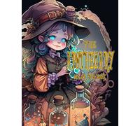The Apothecary Coloring Book: Exploring the Mysteries of Herbs and Potions Coloring Pages Featuring Witchy Illustrations For Teens, Adults Relieving Stress & Relaxation