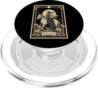 The Appaloosa Girl Horse Riding Tarot Card Squelette Witchy PopSockets PopGrip pour MagSafe