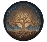 The Arbre de Vie, A Starry Night Sky Cadeau Unique Décoration Intérieure Jeu ÉduChatif Challenge Toy Adultes & Enfants des 14 Ans 1000pcs (67.5x67.5cm)