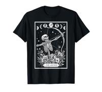 The Archer Archery Carte de Tarot Arc et flèche Squelette Sorcière T-Shirt