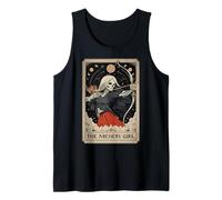 The Archery Girl Archer Archer Carte de Tarot Squelette Débardeur