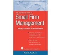 The Architects Guide to Small Firm Management by Rena M. Klein Hardcover Book Rena Klein (Auteur)