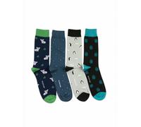 The Arctic Bay Chaussettes 'AUSTRAL EDITION Gift box 4 Pack Unisex' mélange de couleurs, Taille 41-45