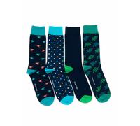 The Arctic Bay Chaussettes 'DEEP BLUE EDITION Gift box 4 Pack Unisex' mélange de couleurs, Taille 41-45