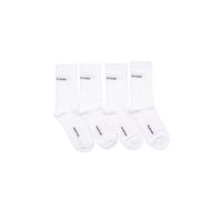 The Arctic Bay Chaussettes 'WORLD IS EDITION Gift box 4 Pack Unisex' blanc, Taille 36-40