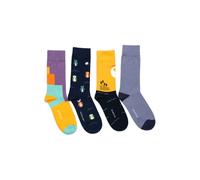 The Arctic Bay Chaussettes 'ZORA EDITION Gift box 4 Pack Unisex' mélange de couleurs, Taille 41-45