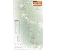 The Arizona Trail Wall Map - Laminated (14 x 24 inches) (Erik the Black’s Hiking Maps)