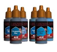 The Army Painter, Airbrush Primary Bundle Blue, 2 triades x 6 x 18 ml