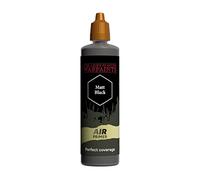 The Army Painter, Airbrush Primer Matt Black, 100 ml flacon compte-gouttes | Apprêt acrylique pour l'aérographie et la peinture de figurines de Wargame, jeux de plateau