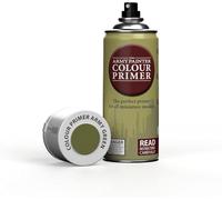 The Army Painter, Colour Primer Army Green, 400 ml Spray Acrylique Vert Armée, Apprêt pour la Peinture de Figurines Warhammer et Donjon et Dragon