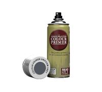 The Army Painter, Colour Primer Uniform Grey, 400 ml spray acrylique | Apprêt gris uniforme pour la peinture de figurines Warhammer 40k et Donjons et Dragons