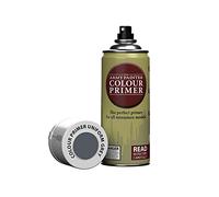 The Army Painter, Colour Primer Uniform Grey, 400 ml Spray Acrylique Couleur Uniform Grey, Apprêt pour la Peinture de Figurines Warhammer 40k Et Donjons Et Dragons