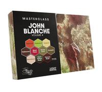 The Army Painter, Masterclass John Blanche Volume 4 Lot de 8 peintures Warpaint Fanatic de 18 ml, 2 lavages et 1 impression artistique - Kit de peinture pour jeux de guerre miniatures