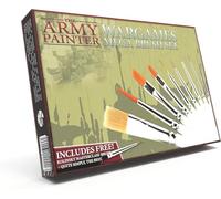 The Army Painter | Mega Brush Set | 10 pinceaux Basecoat, Drybrush et Detail, en Poils de Martre Kolinsky et Poils Synthétiques, adaptés à la Peinture
