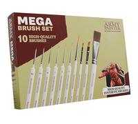 The Army Painter–Mega Brush Set–10 pinceaux(3 layering,2 drybrushing,3 detailing,2 grands modèles)