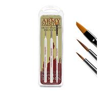 The Army Painter | Most Wanted Brush Set | 3 pinceaux : Regiment, Insane Detail et Small Drybrush, en Poils Synthétiques de Toray et en Poils Naturels de Martre, Kit de Pinceaux pour Débutants en Peinture sur Figurine pour Jeux Wargames, Jeux de Rôle et Jeux de Table