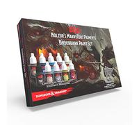The Army Painter Nolzur's Marvelous Pigments Underdark Paint Lot de 10 flacons Compte-Gouttes de 12 ML de Peinture Acrylique et Une Figurine Miniature pour donjons et Dragons DND