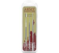 The Army Painter Outils de sculpture Lot de 3 embouts doubles en acier inoxydable pour figurines