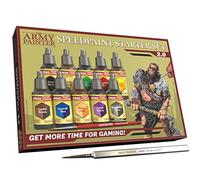 The Army Painter, Speedpaint 2.0 Starter Set Combo, 10 x 18 ml Peinture Acrylique, y compris 1 Métallique et 2 Pinceaux - Pour Peinture de Figurine Warhammer et Donjon et Dragon