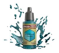 The Army Painter Speedpaint Caribbean Ocean 2.0, Peinture Acrylique Unique 18ml Solution De Peinture à Une Couche Pour Figurines Comme Warhammer 40k et Dungeons and Dragons.