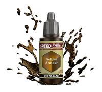 The Army Painter Speedpaint Golden Armour 2.0, Peinture Acrylique Unique 18ml Solution De Peinture à Une Couche Pour Figurines Comme Warhammer 40k et Dungeons and Dragons.