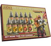 The Army Painter Speedpaint Metallics 2.0 – 10 peintures 18 ml + 1 pinceau – Warhammer 40k