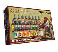 The Army Painter – Set peinture acrylique Speedpaint Most Wanted 2.0 – 24 x 18 ml + pinceau d'apprêt