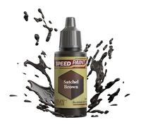 The Army Painter Speedpaint Satchel Brown 2.0, Peinture Acrylique Unique 18ml Solution De Peinture à Une Couche pour Figurines comme Warhammer 40k et Dungeons and Dragons.