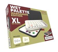 The Army Painter, Wargamers Edition XL Wet Palette - Humide pour Peintures acryliques Comprenant 50 Feuilles Hydrographiques, 2 Mousses Hydrographiques Et Un Espace De Rangement pour Les Pinceaux