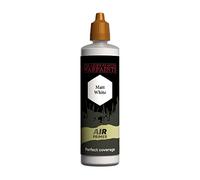 The Army Painter Apprêt aérographe Blanc Mat 100 ml flacon compte-gouttes pour figurines de wargame