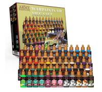 The Army Painter, Warpaints Air Mega Set, 60 x 18 ml Peintures Acryliques Pré-diluées pour Aérographe, Y Compris 9 Métalliques et 1 Fluo - Airbrush Paint - Pour Peinture de Figurine Warhammer