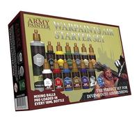 The Army Painter, Warpaints Air Starter Set,12 x 18 ml Peintures Acryliques Pré-diluées pour Aérographe, Y Compris 1 Métallique et Apprêt Gris - Airbrush Paint - Pour Peinture de Figurine Warhammer