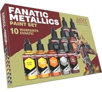 The Army Painter, Warpaints Fanatic Metallics Paint Set, 10 x 18 ml Peintures Métalliques Acryliques incl. Or, Cuivre, Métal, Bronze & Argent - Peinture pour D&D & Warhammer.