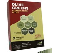The Army Painter Warpaints Fanatic: Olive Greens Flexible Triad PLUS+ - 1 kit