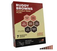The Army Painter Warpaints Fanatic: Ruddy Browns Flexible Triad PLUS+ - 1 kit