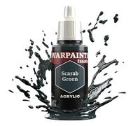 The Army Painter, Warpaints Fanatic Scarab Peinture acrylique simple Vert miniature Peinture de qualité pour jeux de guerre miniatures