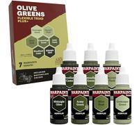 The Army Painter, Warpaints Flexible Triad Plus+: Olive Greens 7x18ml
