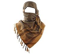 THE ART BOX Écharpe Tactique Désert Arabe en Coton Militaire - Bandana Shemagh Afghan 110cm x 110cm