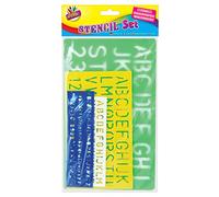 The Art Box Lot de 4 pochoirs Couleurs assorties