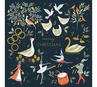 The Art File - Lot de 8 cartes de Noël conçues par Sara Miller - LBX102