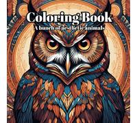 The Art of Animals: A Geometric Coloring Experience / Adult Coloring Book: A Creative Coloring Book for Adults Featuring Elegant, Geometric Animal Designs for Relaxation and Mindful Art