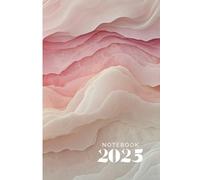 The art of overlapping Notebook 6x9: pink, texture, silk, fabric, flower, soft, pattern, purple, satin, rose, paper, wallpaper, love, color, valentine