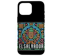 The Art Pre-Columbia of El Salvador Forms Colorful Coque pour iPhone 16 Pro Max