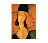 The Art Stop Painting Amedeo Modigliani Woman with Hat Framed Print F12X2679