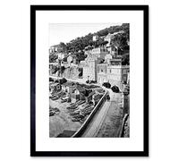 The Art Stop Vintage Photo CORNICHE Road Marseilles Framed Print F12X3099